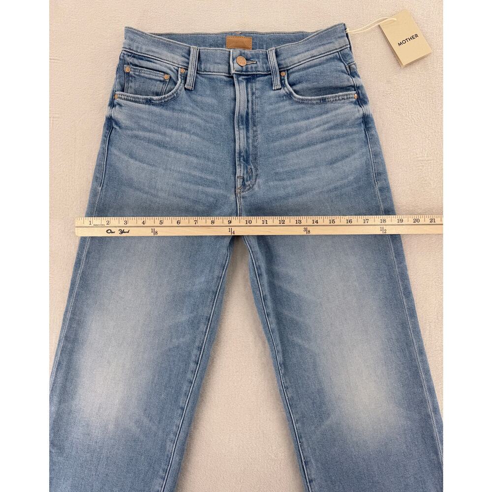 Mother Jeans The Rambler Zip Ankle Relaxed Straight Look Ma No Hands 27 NWT - Picture 6 of 10